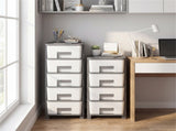 5-Drawer PP Storage Cabinet Vertical Slim Organizer for Bedroom Bathroom Office 70527350