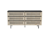 Bedroom Storage Cabinet,Six drawer storage,Large Capacity,Modern Minimalist Drawer Cabinet,Two-tone W2673P208587