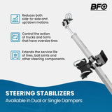 BFO Dual Steering Stabilizer for Jeep Wrangler JK JKU 2007-2018 2" Lift Kit 97144602 49979272