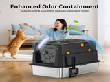 STAINLESS STEEL CAT LITTER BOX W1612P461506