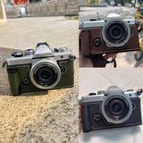 Genuine Leather Handmade Camera Handle Case Bag Cover for the om-3 camera 80686097