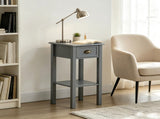 Gray 2-Pack 2-Tier Side Tables Nightstand with Open Shelf for Living Room End Table Decor 62738037
