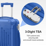 24in ABS Check-In Luggage with Diamond Pattern & Reinforced Corners 27385929