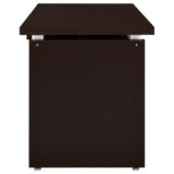 Cappuccino Floating Top Computer Desk B062P153858