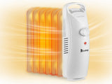 Oil Filled Radiator Heater, 600W Portable Electric Space Heater with Adjustable Thermostat, Overheat 42175871