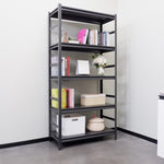 ZUN Adjustable Heavy Duty Metal Shelving - 5-Tier Storage Shelves, 2000LBS Load, Kitchen, Garage, Pantry 44333229