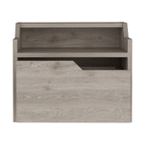 Winchester Floating Nightstand, Modern Dual-Tier Design with Spacious Single Drawer Storage, Light B097P199743