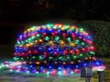 White outdoor solar mesh light, 6.6ft X 9.8ft fairy mesh light with 200 LEDs, 8 modes, suitable for 85754126