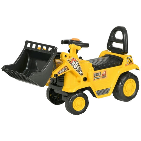 ZUN 3 in 1 Ride On Toy Bulldozer Digger Tractor Pulling Cart 07316988