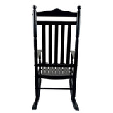 BALCONY PORCH ADULT ROCKING CHAIR-BLACK W49540382