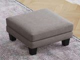 Fabric Ottoman Light Grey W109741864