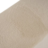 Almond Long Plush Ottoman, Modern Simple Footstool and Seat for Home Use N769P296342A