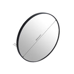 ZUN 24" Large Round Black Circular Mirror W99973170