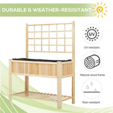 ZUN Wooden Planter、Flower shelf,Wood Planter Box,Wooden Garden Box 24015796