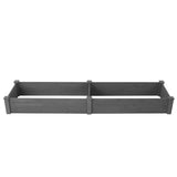 Over Ground Raised Garden Bed 96x28x10'', Large Long Planter Box for Outdoor, Tool-Free Assembly W1390P163448