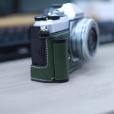 Genuine Leather Handmade Camera Handle Case Bag Cover for the om-3 camera 80686097