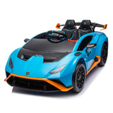 ZUN Lamborghini Huracan Sto 24V Kids Electric Ride-On Drift Car: Speeds 1.86-5.59 MPH, Ages 3-8, Foam W1578P210769