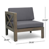 ALCOVE LSHAPE SOFA SET, DARK GREY 63714.00GDGRY