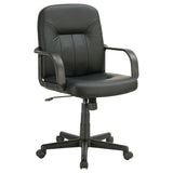 ZUN Black Office Chair with Casters B062P153798