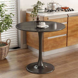 Modern Round Dining Table, 31.5'' Kitchen Dining Room Furniture, Coffee Table, Leisure Table, W2641P238037