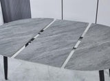 Extensible table,DINING TABLE,OFFICE TABLE,COFFEE TABLE,metal leg,100/140/180x100x75cm W234P193020