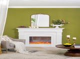 24" x 36" Gold Arch Mirror, Baroque Inspired Wall Decor for Bathroom Bedroom Living Room W2078123418