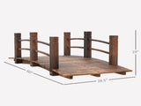Wooden Garden Bridge Arc Footbridge 24972859