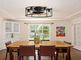 20 Inch Indoor Caged Ceiling Fan with Light Remote Control LED Bulb Ceiling Fan W934P146855