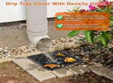 2Pcs 4.9FT Flexible Extendable Hose Gutter Downspout Extension Low Profile No Deep Digging Catch 18616718