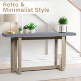 Modern Wood Entryway Console Table Sofa Table, Long Entryway Table for Hallway Living Room Foyer 53585278