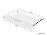 8 Drawer Double Dresser for Bedroom, Wide Storage Cabinet for Living Room Home Entryway, White 34559218