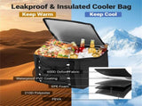 Car Trunk Organizer with Insulated Leakproof Cooler Bag, Large Capacity Foldable Storage Box with 00838887