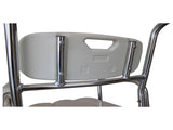Multifunction Heavy Duty Memory Foam Commode Chair Adult Bathroom Toilet Seat White & Beige 62123836