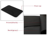 3x 4.5x 1/2" Beauty Salon Square Anti-fatigue Salon Mat Black 94862725