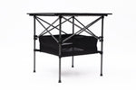 ZUN Set of 3, Folding Outdoor Table and Chairs Set for Indoor, Outdoor Camping, Picnics, Beach,Backyard, 32774116