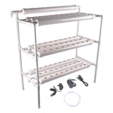 Floor Standing Hydroponics Growing Planting System Kit, Soilless Cultivation PVC Pipes for Gardening 41274413
