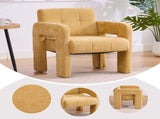 Modern Minimalist Casual Single Armchair Living Room, Bedroom, Office Area Upholstered Chair 38806614