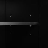 ON-TREND Elegant 2-in-1 Shoe Cabinets with Soft Cushion, Modern Storage Bench with Arched Doors & 12590496