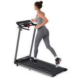 ZUN NEW Folding Treadmills Walking Pad Treadmill for Home Office -2.5HP Walking Treadmill With Incline 67332273