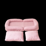 Triple Fold Down Sofa Bed,PINK W244P196085