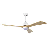 52" Ceiling Fan with Lights Remote Control,Quiet DC Motor 3 Blade Ceiling Fans 6 Speed W1592122611