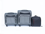 Luggage 2-piece backpack set gray 33255015