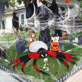 11.8 FT Inflatables Crawling Spider Outdoor Decorations with Rotating LED Lights, Scary 23890780