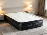 18" Queen Air Mattress with Built in Pump Quick Inflate Deflate Airbed for Home Camping, Black 12762302