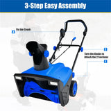20" Electric Snow Blower - 15Amp Motor, 10" Depth & 30ft Throw Distance, 180&deg Discharge Chute 40415324