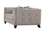 Cyndi Tan Velvet Chair W/Pillow B2726P401437