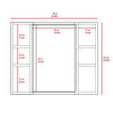 Artemisa Medicine Cabinet, Double Door, Mirror, One External Shelf -Light Gray B20092059