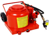 50 Ton 100,000LBS Air Hydraulic Bottle Jack, with Pneumatic & Manual Hand Pump, Rugged Steel W465P146643