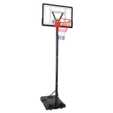 ZUN Basketball Hoop Outdoor Portable Basketball Goals, Adjustable Height 7ft - 10ft for Adults & 57794228