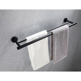 23.6 Inch Double Bar, Bathroom Bar Wall Mount, 304 Stainless Steel Bathroom Racks 08770306
